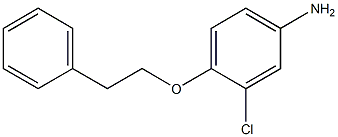 3-chloro-4-(2-phenylethoxy)aniline 구조식 이미지