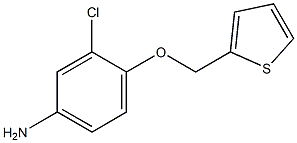 3-chloro-4-(thien-2-ylmethoxy)aniline Structure