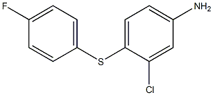 3-chloro-4-[(4-fluorophenyl)sulfanyl]aniline 구조식 이미지