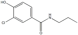 3-chloro-4-hydroxy-N-propylbenzamide 구조식 이미지