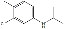 3-chloro-4-methyl-N-(propan-2-yl)aniline Structure