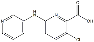 3-chloro-6-(pyridin-3-ylamino)pyridine-2-carboxylic acid 구조식 이미지