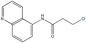3-chloro-N-(quinolin-5-yl)propanamide Structure