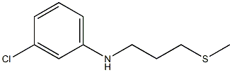 3-chloro-N-[3-(methylsulfanyl)propyl]aniline 구조식 이미지