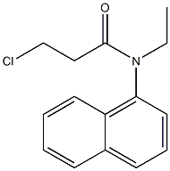 3-chloro-N-ethyl-N-(naphthalen-1-yl)propanamide Structure