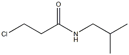 3-chloro-N-isobutylpropanamide 구조식 이미지