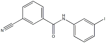 3-cyano-N-(3-iodophenyl)benzamide Structure