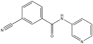 3-cyano-N-pyridin-3-ylbenzamide Structure