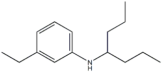 3-ethyl-N-(heptan-4-yl)aniline 구조식 이미지