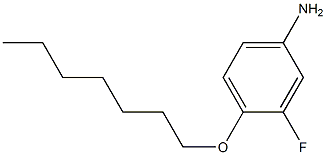 3-fluoro-4-(heptyloxy)aniline 구조식 이미지