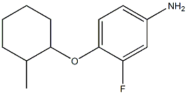 3-fluoro-4-[(2-methylcyclohexyl)oxy]aniline Structure