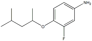 3-fluoro-4-[(4-methylpentan-2-yl)oxy]aniline Structure