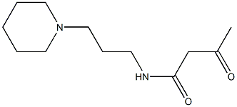 3-oxo-N-[3-(piperidin-1-yl)propyl]butanamide 구조식 이미지