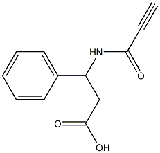 3-phenyl-3-(propioloylamino)propanoic acid 구조식 이미지