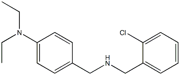 4-({[(2-chlorophenyl)methyl]amino}methyl)-N,N-diethylaniline Structure