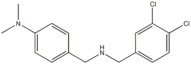 4-({[(3,4-dichlorophenyl)methyl]amino}methyl)-N,N-dimethylaniline Structure