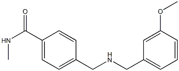 4-({[(3-methoxyphenyl)methyl]amino}methyl)-N-methylbenzamide 구조식 이미지