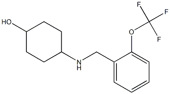 4-({[2-(trifluoromethoxy)phenyl]methyl}amino)cyclohexan-1-ol Structure