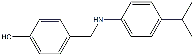 4-({[4-(propan-2-yl)phenyl]amino}methyl)phenol 구조식 이미지