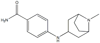 4-({8-methyl-8-azabicyclo[3.2.1]octan-3-yl}amino)benzamide Structure