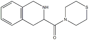 4-(1,2,3,4-tetrahydroisoquinolin-3-ylcarbonyl)thiomorpholine Structure