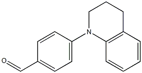 4-(1,2,3,4-tetrahydroquinolin-1-yl)benzaldehyde 구조식 이미지