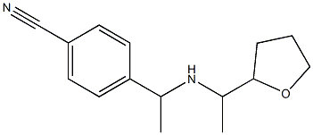 4-(1-{[1-(oxolan-2-yl)ethyl]amino}ethyl)benzonitrile 구조식 이미지