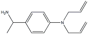 4-(1-aminoethyl)-N,N-bis(prop-2-en-1-yl)aniline Structure