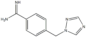 4-(1H-1,2,4-triazol-1-ylmethyl)benzenecarboximidamide Structure