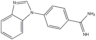 4-(1H-1,3-benzodiazol-1-yl)benzene-1-carboximidamide Structure