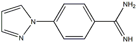 4-(1H-pyrazol-1-yl)benzene-1-carboximidamide 구조식 이미지