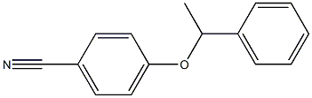 4-(1-phenylethoxy)benzonitrile 구조식 이미지