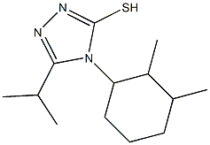 4-(2,3-dimethylcyclohexyl)-5-(propan-2-yl)-4H-1,2,4-triazole-3-thiol Structure