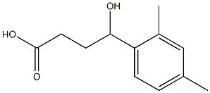 4-(2,4-dimethylphenyl)-4-hydroxybutanoic acid 구조식 이미지