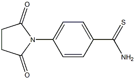 4-(2,5-dioxopyrrolidin-1-yl)benzenecarbothioamide 구조식 이미지