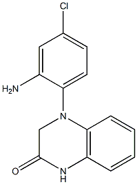 4-(2-amino-4-chlorophenyl)-1,2,3,4-tetrahydroquinoxalin-2-one Structure