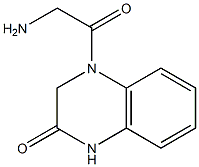 4-(2-aminoacetyl)-1,2,3,4-tetrahydroquinoxalin-2-one 구조식 이미지