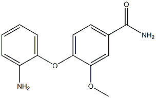 4-(2-aminophenoxy)-3-methoxybenzamide Structure