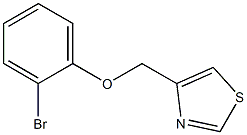 4-(2-bromophenoxymethyl)-1,3-thiazole 구조식 이미지