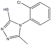 4-(2-chlorophenyl)-5-methyl-4H-1,2,4-triazole-3-thiol Structure