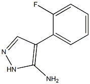 4-(2-fluorophenyl)-1H-pyrazol-5-amine 구조식 이미지