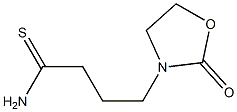4-(2-oxo-1,3-oxazolidin-3-yl)butanethioamide 구조식 이미지