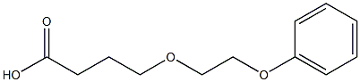 4-(2-phenoxyethoxy)butanoic acid Structure