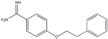 4-(2-phenylethoxy)benzenecarboximidamide 구조식 이미지