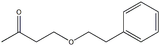 4-(2-phenylethoxy)butan-2-one Structure