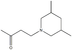 4-(3,5-dimethylpiperidin-1-yl)butan-2-one Structure