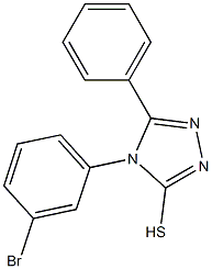 4-(3-bromophenyl)-5-phenyl-4H-1,2,4-triazole-3-thiol Structure