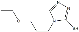 4-(3-ethoxypropyl)-4H-1,2,4-triazole-3-thiol 구조식 이미지