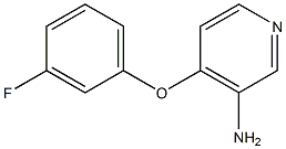 4-(3-fluorophenoxy)pyridin-3-amine Structure