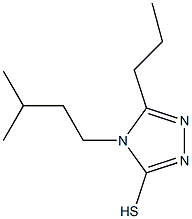 4-(3-methylbutyl)-5-propyl-4H-1,2,4-triazole-3-thiol Structure